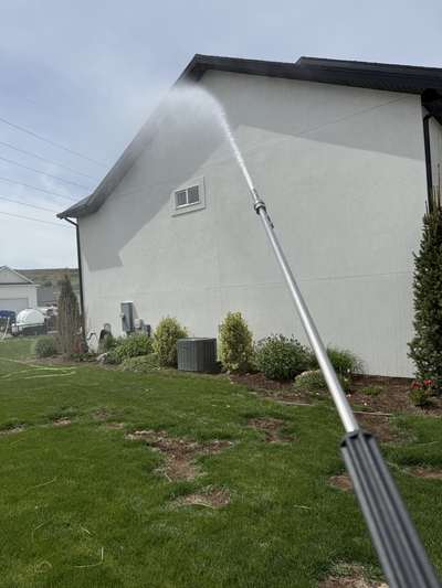 Professional pressure washing driveways and surfaces in Utah