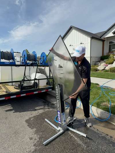 Professional surface cleaning — patios and driveways restored in Utah